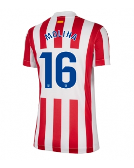 Atletico Madrid Nahuel Molina #16 Maglia Gara Casa Repliche 2025-26 Donna Maniche Corte